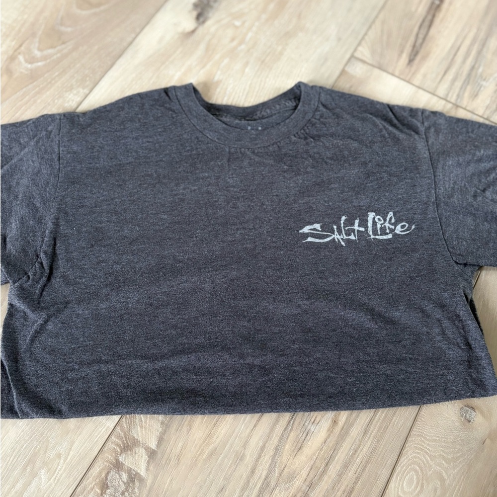Salt Life Dark Gray Short Sleeve Tee